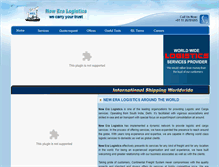 Tablet Screenshot of neweralogistic.com